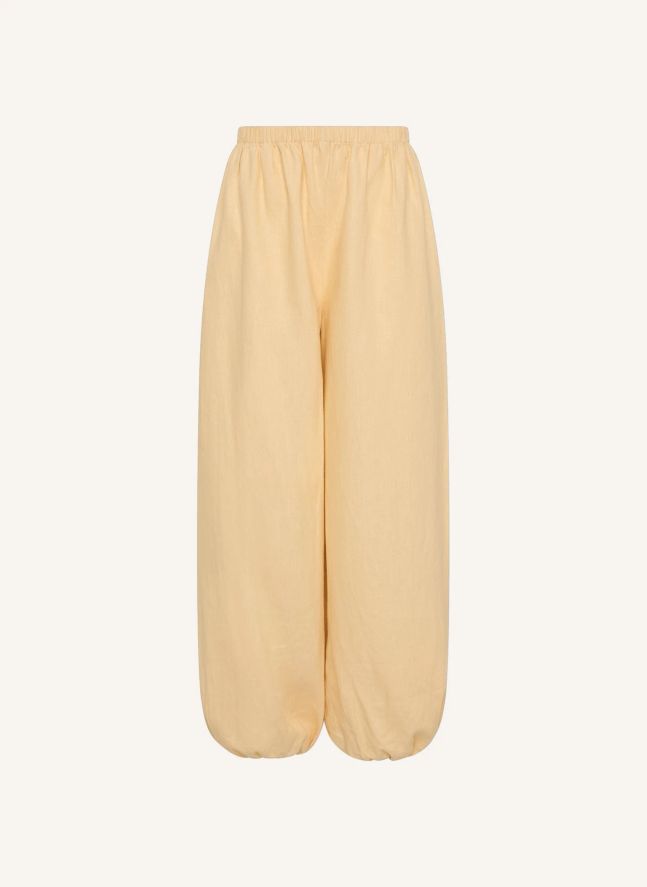 Pantalon Kortez Lin | Jaune
