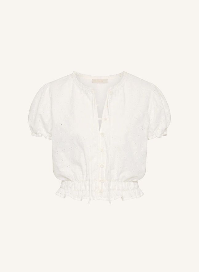 Top Santana Coton | Blanc