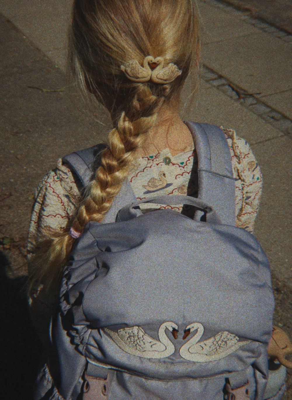 Sac à Dos Clover Cygnes | Bleu gris- Image produit n°2