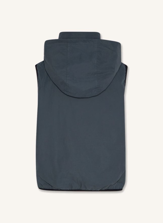 Chaqueta sin mangas reversible Teddy | Azul