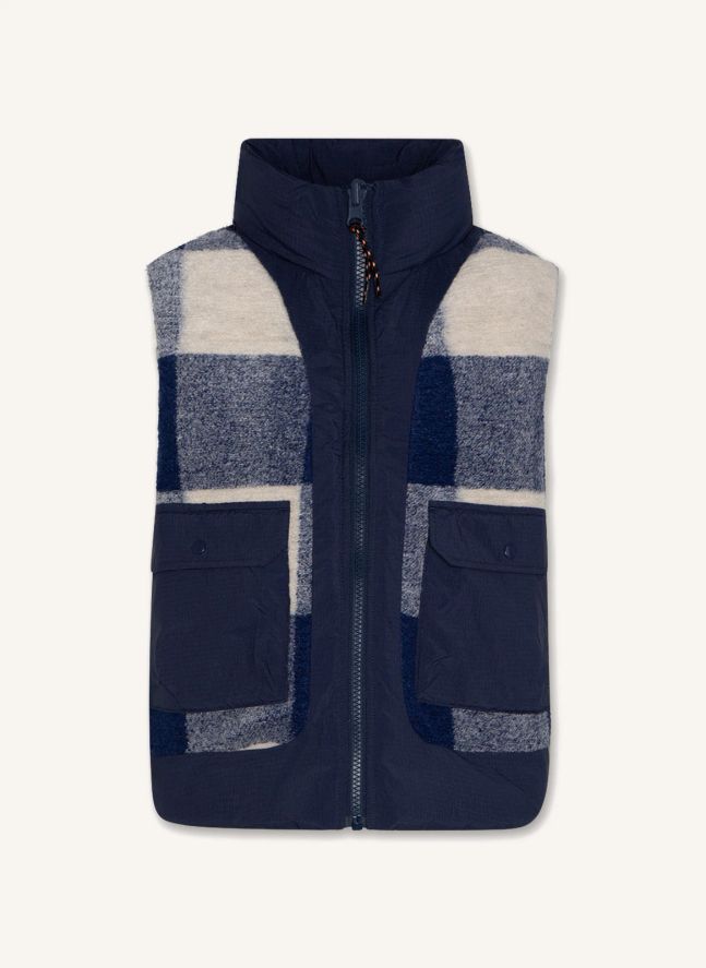 Chaqueta sin mangas reversible Seb | Azul Marino