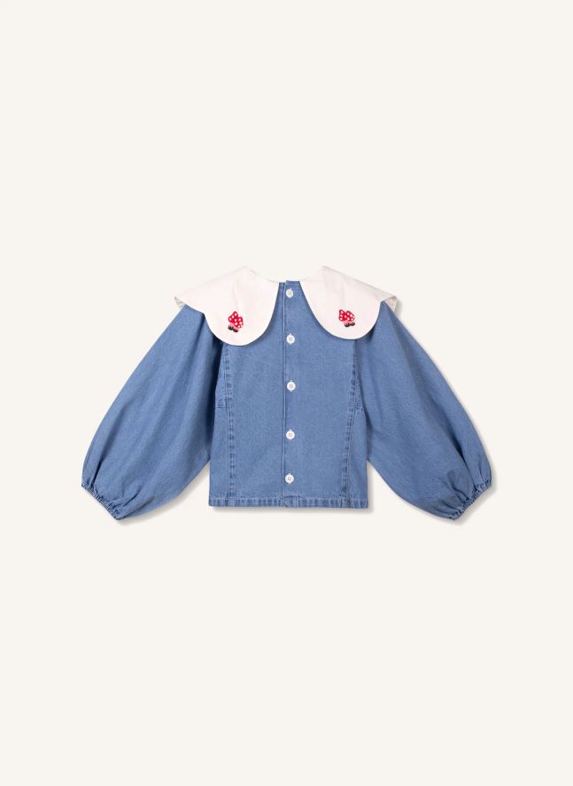 Denim blouse | Blue