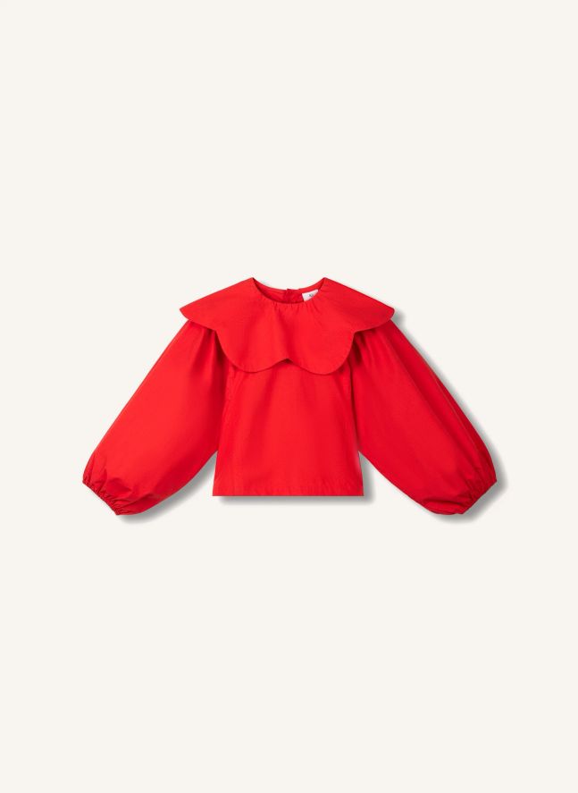 Blouse Col | Rouge