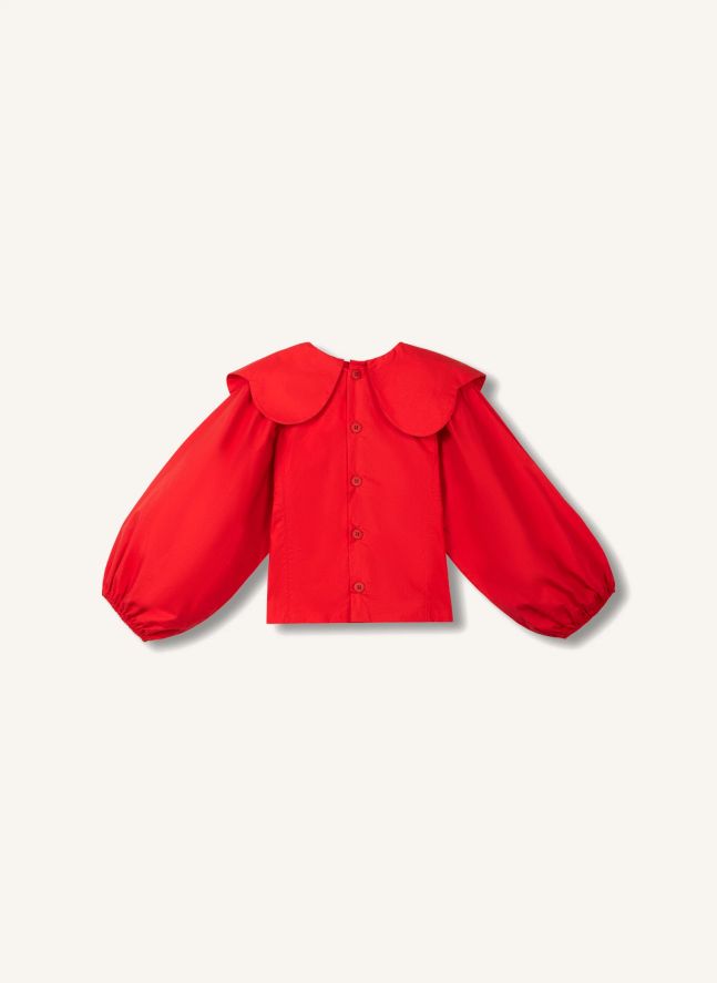 Blouse Col | Rouge