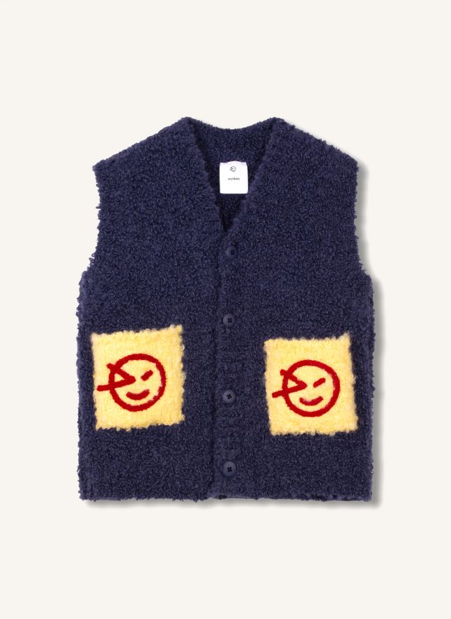 Gilet Sans Manches Logo | Bleu foncé