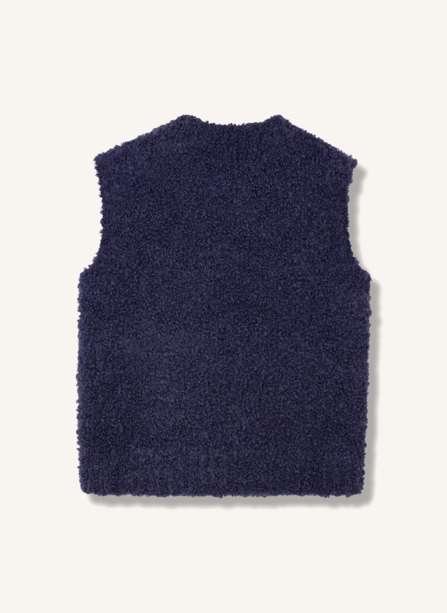 Gilet Sans Manches Logo | Bleu foncé