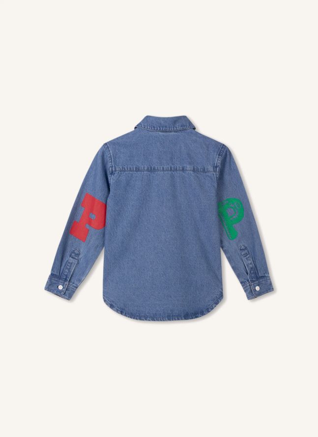 Chemise Denim | Bleu