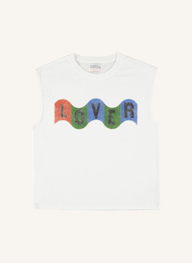 T-shirt Sophie Coton Flamé | Ecru