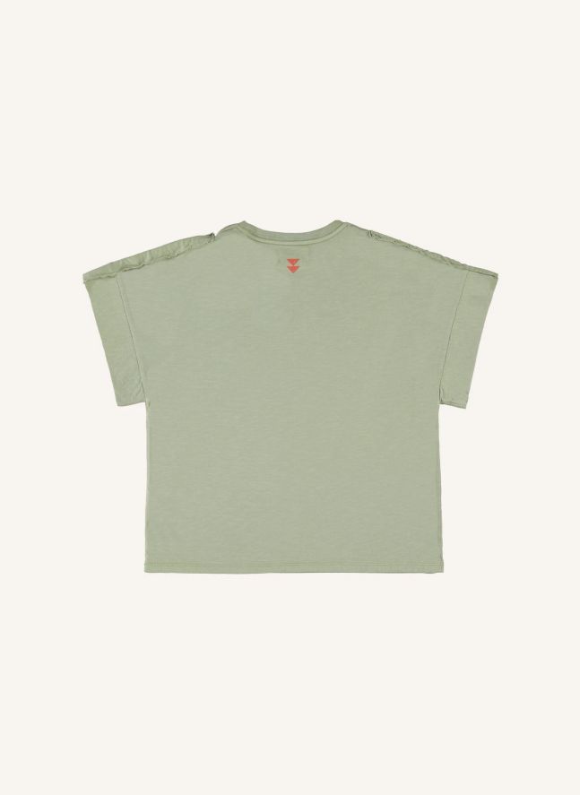 T-shirt Cloé Coton Flamé | Vert