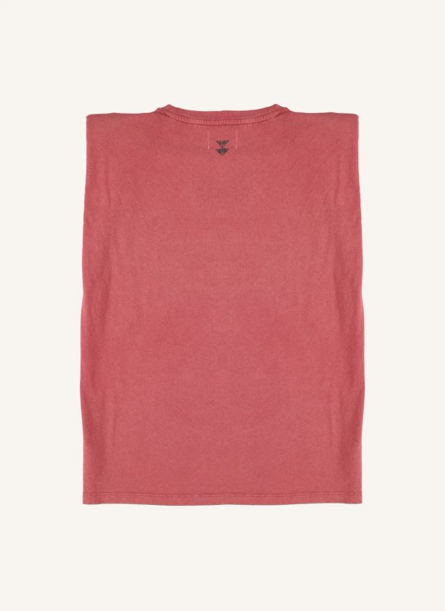 T-Shirt Alicia Lin et Coton | Rouge