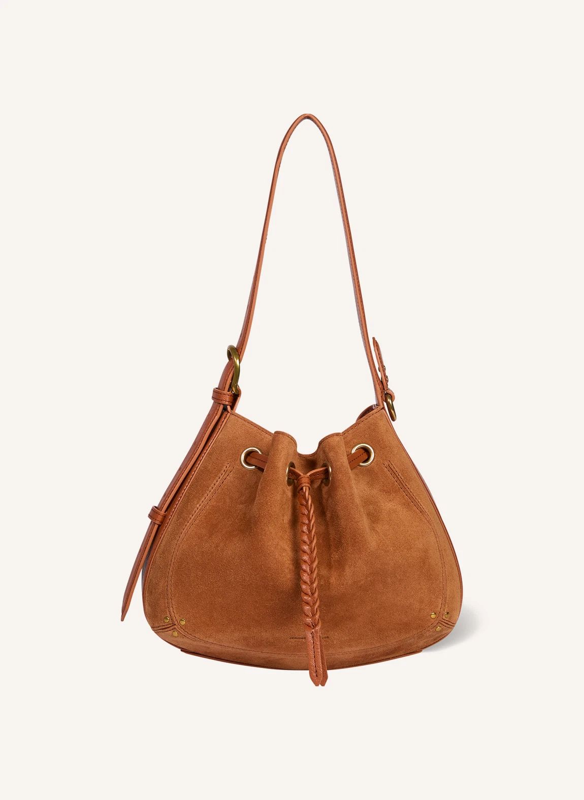 Sac Andy Croute Velours | Caramel- Image produit n°0
