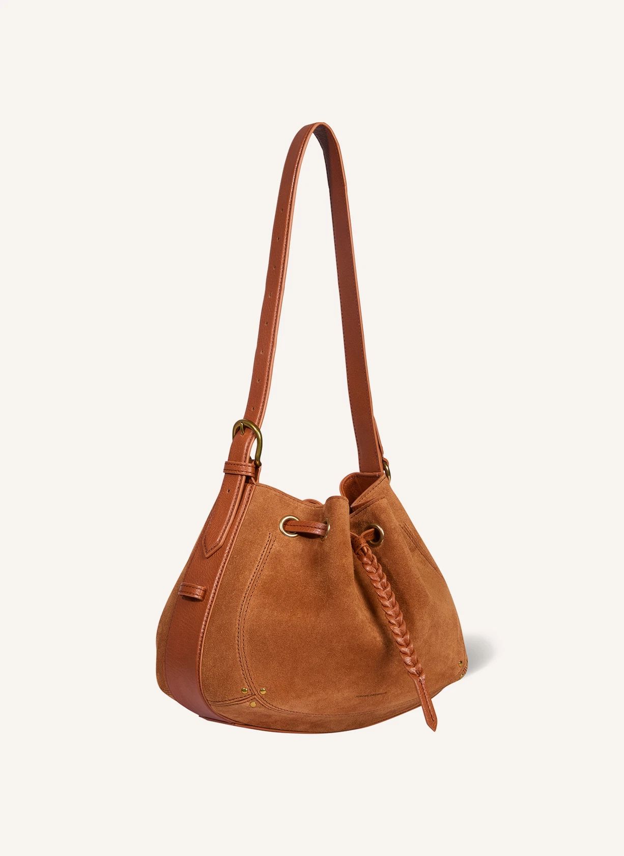Sac Andy Croute Velours | Caramel- Image produit n°3