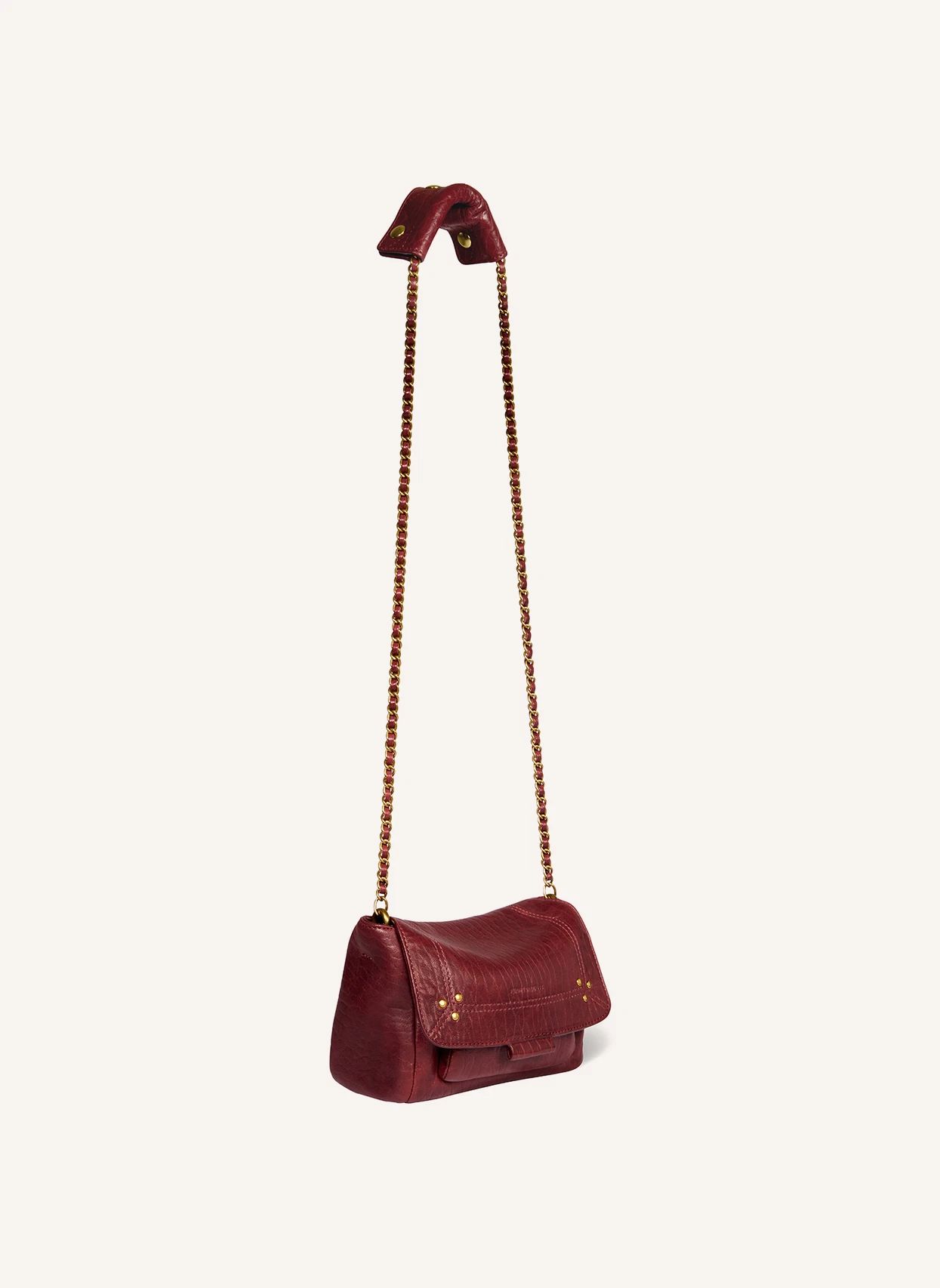 Sac Lulu S Agneau | Bordeaux- Image produit n°2
