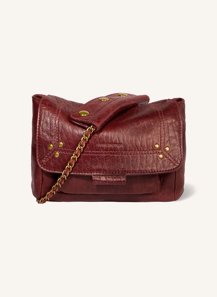 Sac Lulu S Agneau | Bordeaux- Image produit n°4