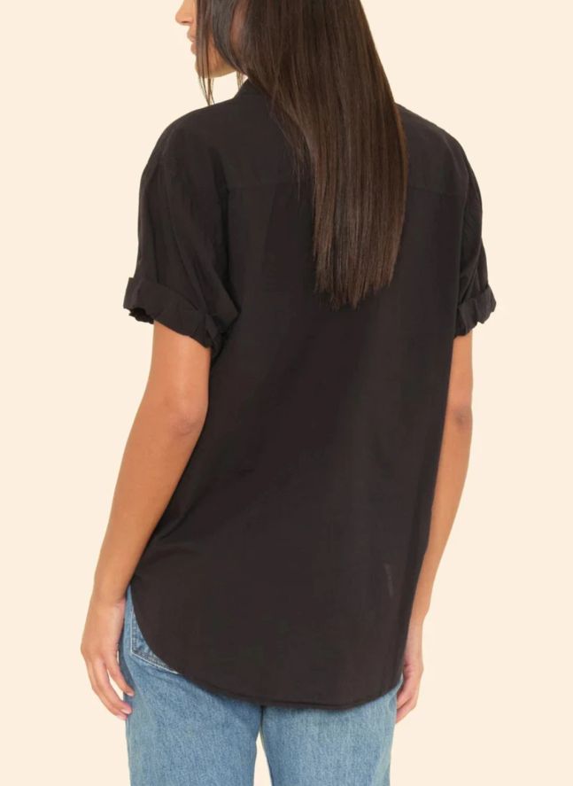 Chemise Channing Popeline de Coton | Noir