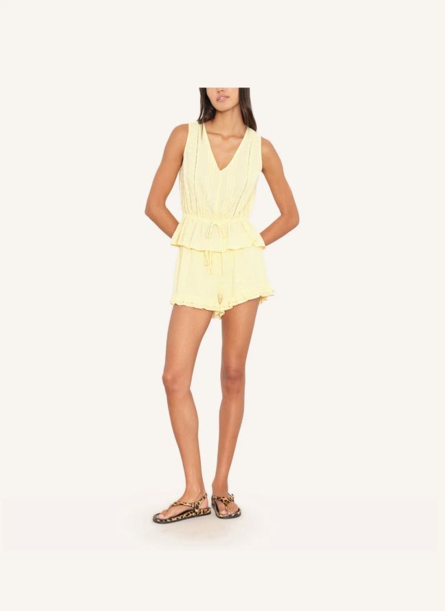 Capsule Léa Meylan: Short Mimi Coton | Jaune