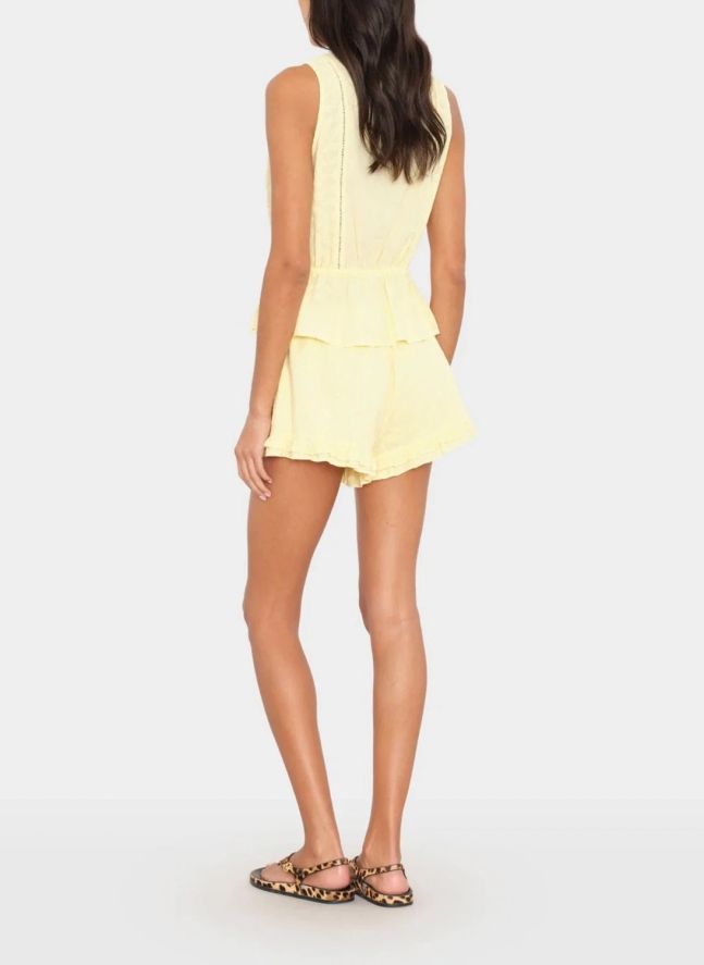 Capsule Léa Meylan: Short Mimi Coton | Jaune