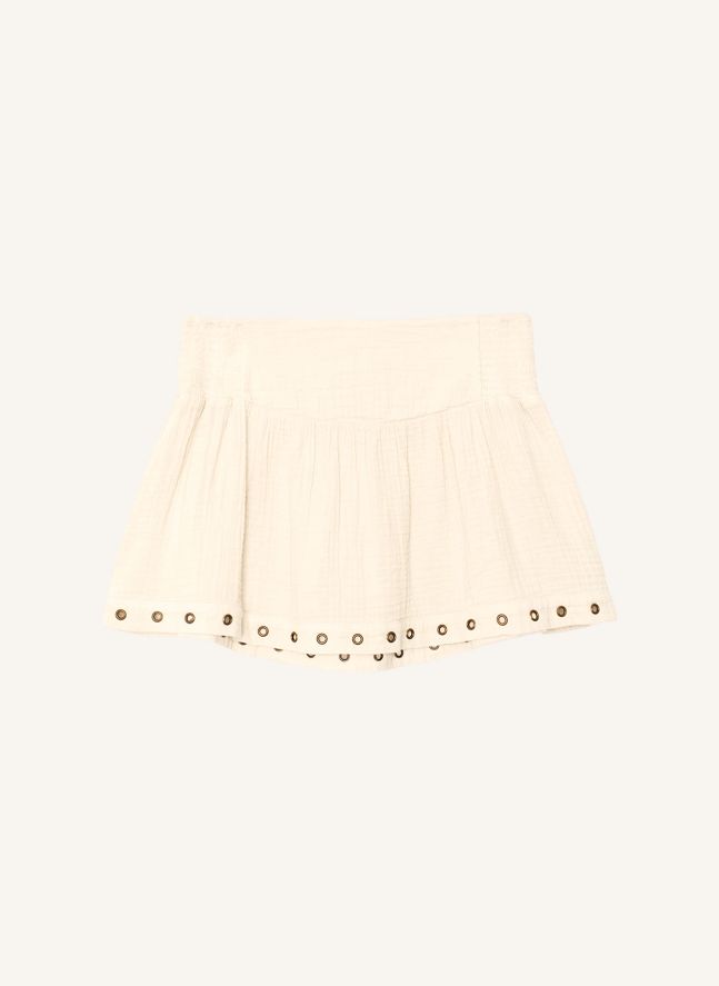 Capsule Léa Meylan : Jupe Esther Gaze de Coton | Crème