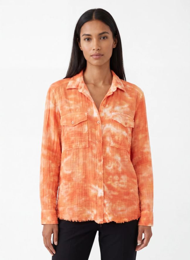 Capsule Léa Meylan : Chemise Carol Coton | Sunset