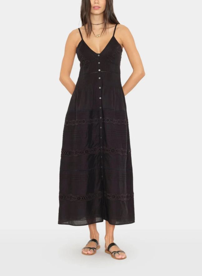 Robe Joni Coton | Noir