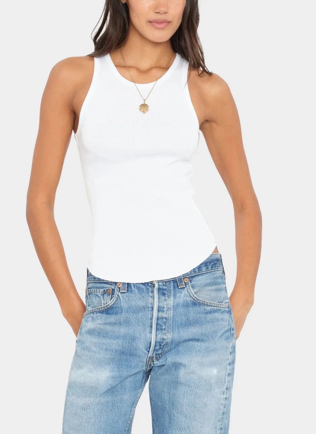 Débardeur Arynn Coton | Blanc- Image produit n°0