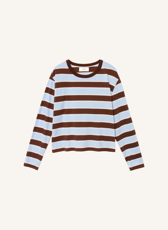 T-shirt Terrance Coton | Bleu