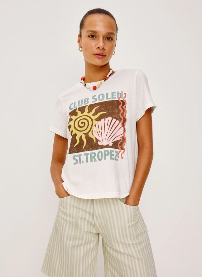 T-shirt Classic Crew Coton | Blanc