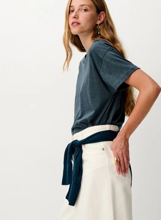 T-shirt Too Coton | Gris