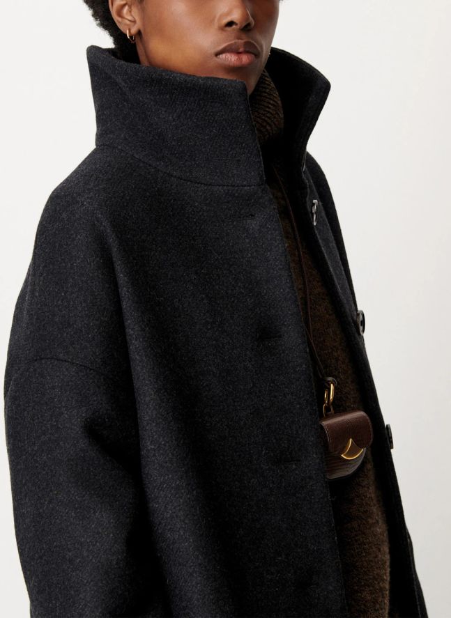 Manteau Paradise Laine | Noir