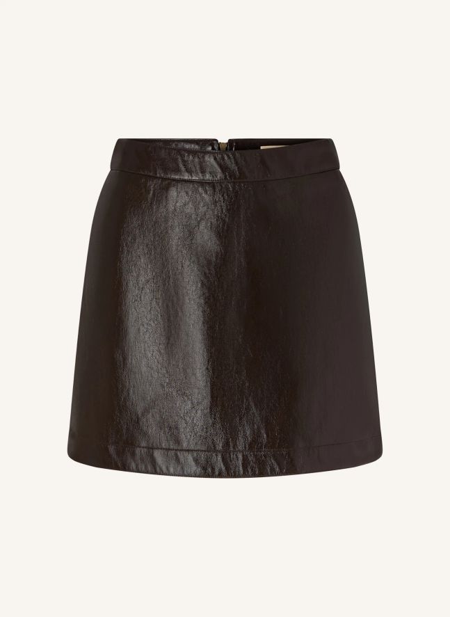 Jupe Abby Vinyle | Mocha