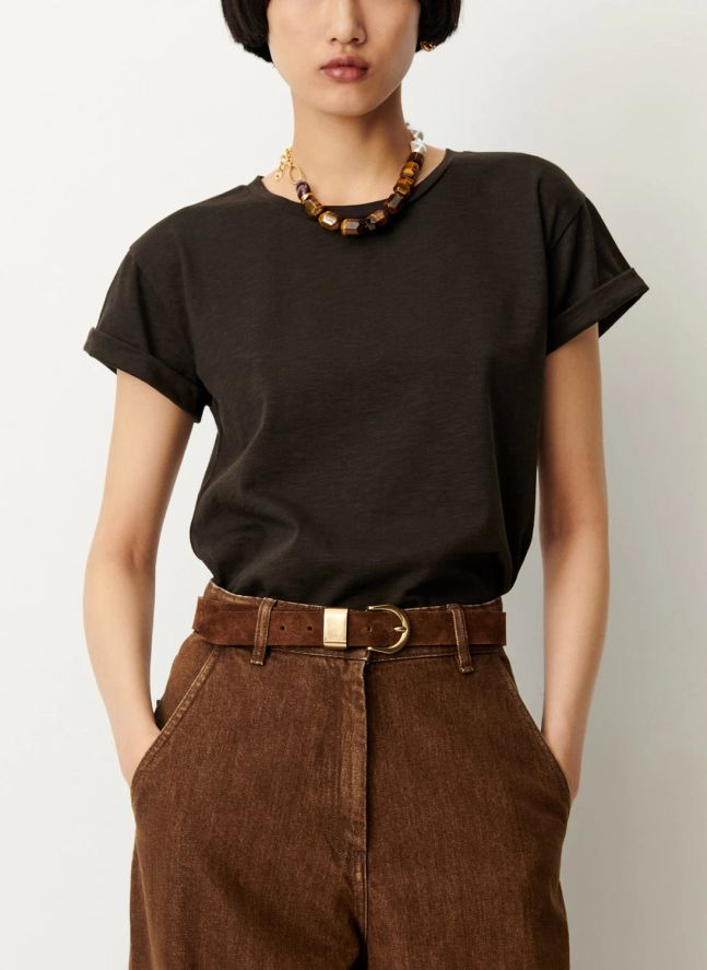 T-shirt Albano Coton Bio | Kaki