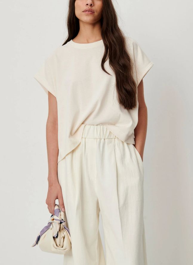 T-shirt Ernisto Coton Bio | Ecru