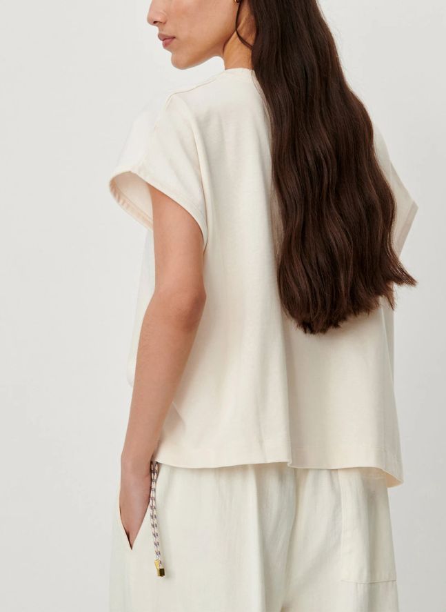 T-shirt Ernisto Coton Bio | Ecru