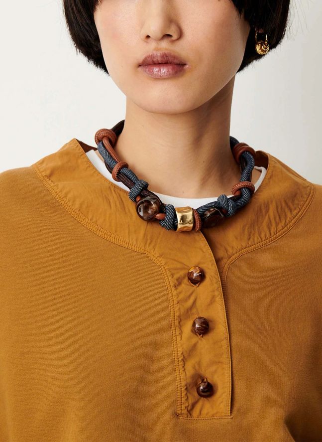 T-shirt Lift Coton | Hazelnut