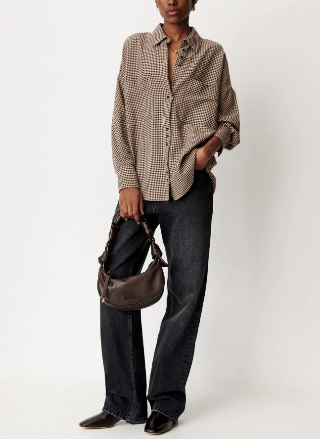 Blouse Cecily Coton | Marron
