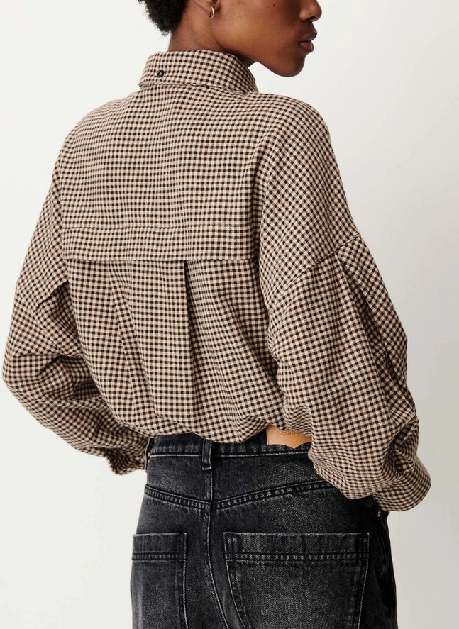 Blouse Cecily Coton | Marron