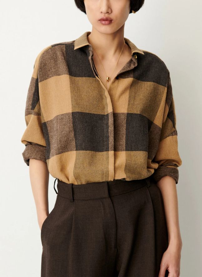 Chemise Deliwool | Ocre