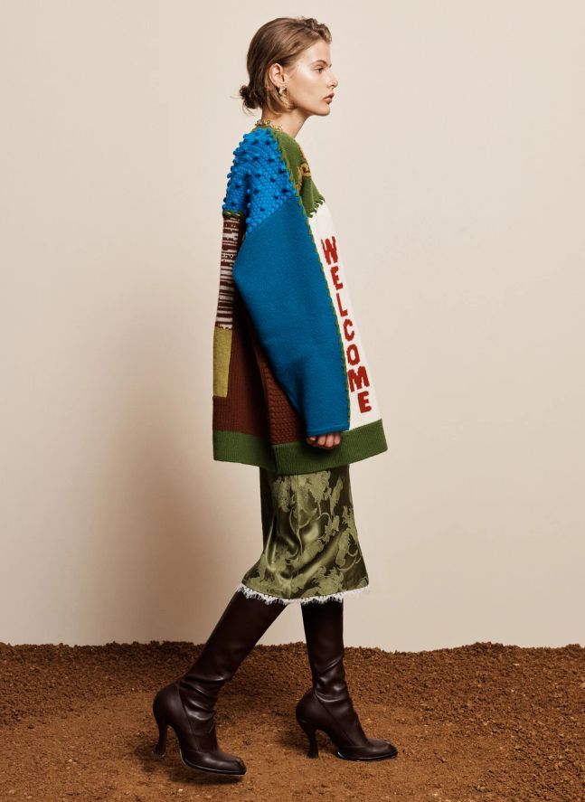 Cardigan Lasso Patchwork | Ecru