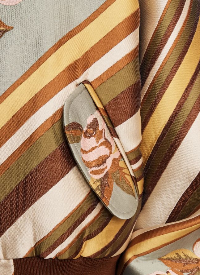 Bomber La Rosa Jacquard | Marron