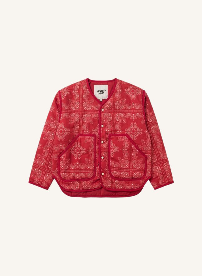 Chaqueta Bandana Malya | Rojo Oscuro