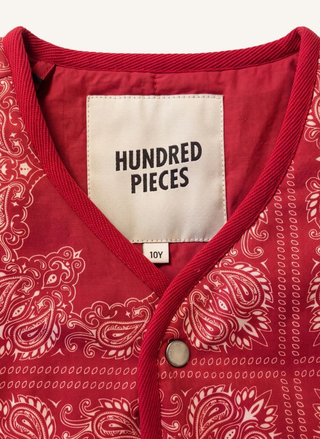 Veste Malya Bandana | Rouge foncé