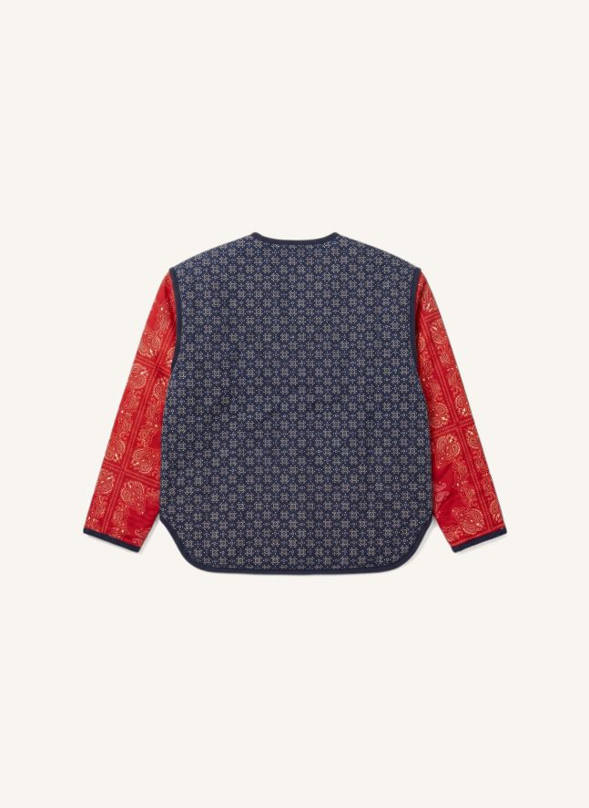 Veste Malya Bandana | Bleu indigo
