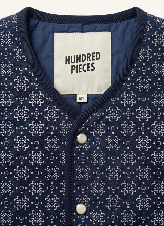 Veste Malya Bandana | Bleu indigo