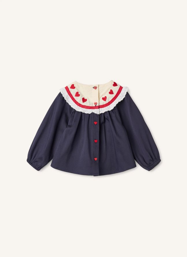 Blouse Laney | Bleu marine