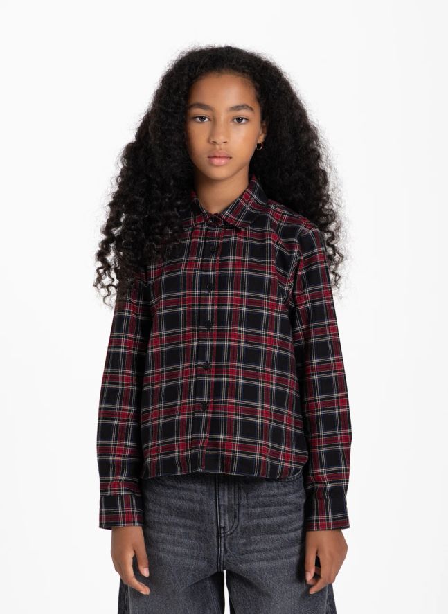 Chemise Aliki Carreaux | Bordeaux