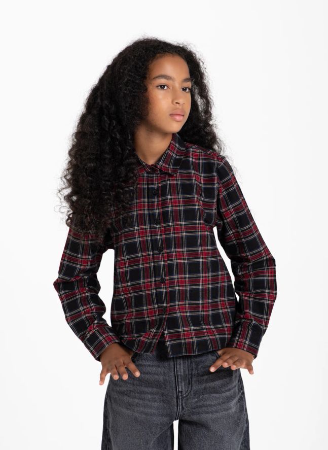 Chemise Aliki Carreaux | Bordeaux