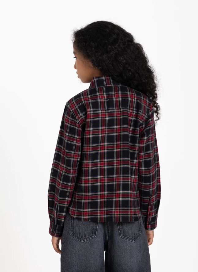 Chemise Aliki Carreaux | Bordeaux