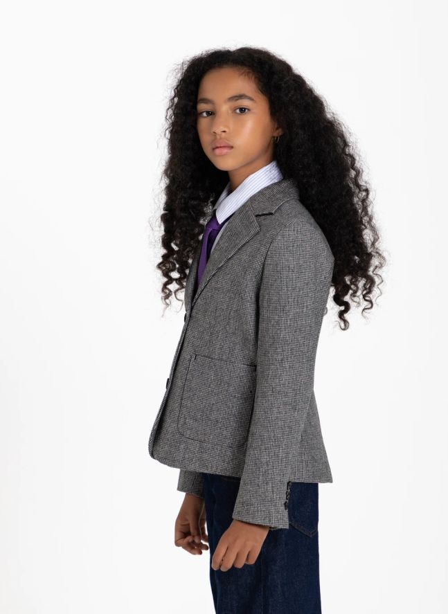Veste Welly Pied-de-Poule | Noir