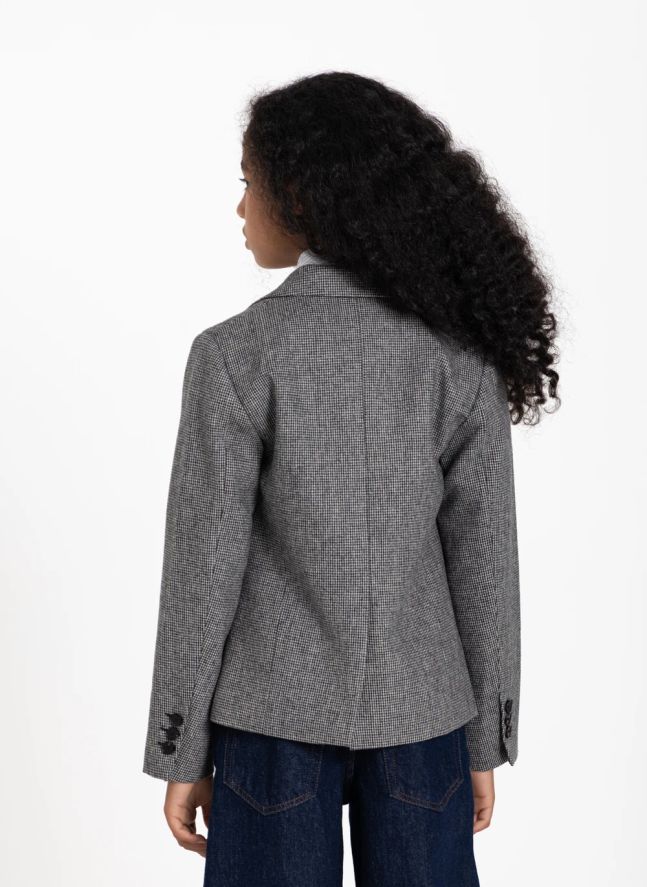Veste Welly Pied-de-Poule | Noir