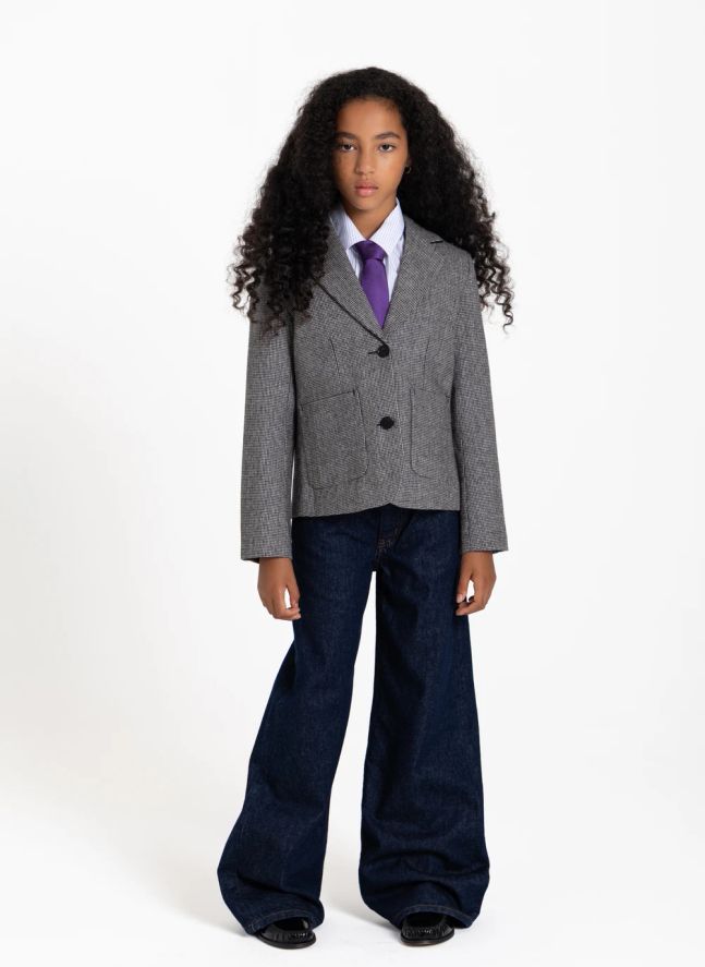 Veste Welly Pied-de-Poule | Noir